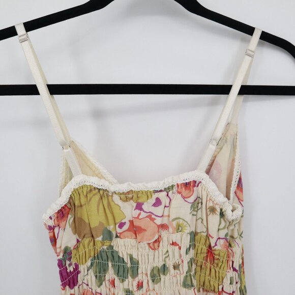 Derek Heart Babydoll Sundress Womens L Cream Bloomcore Girlhood Boho Cottagecore - Picture 11 of 16